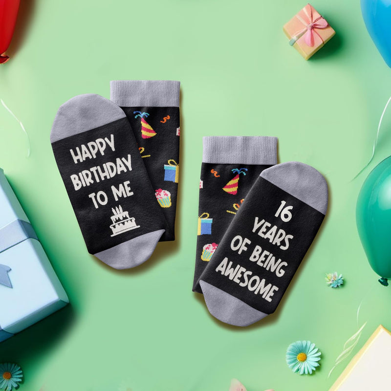 16th Birthday Gifts Ideas for Boys - Socks for 16 Year Old Boys Girls, Gifts for Teen Boys Girls Age 16