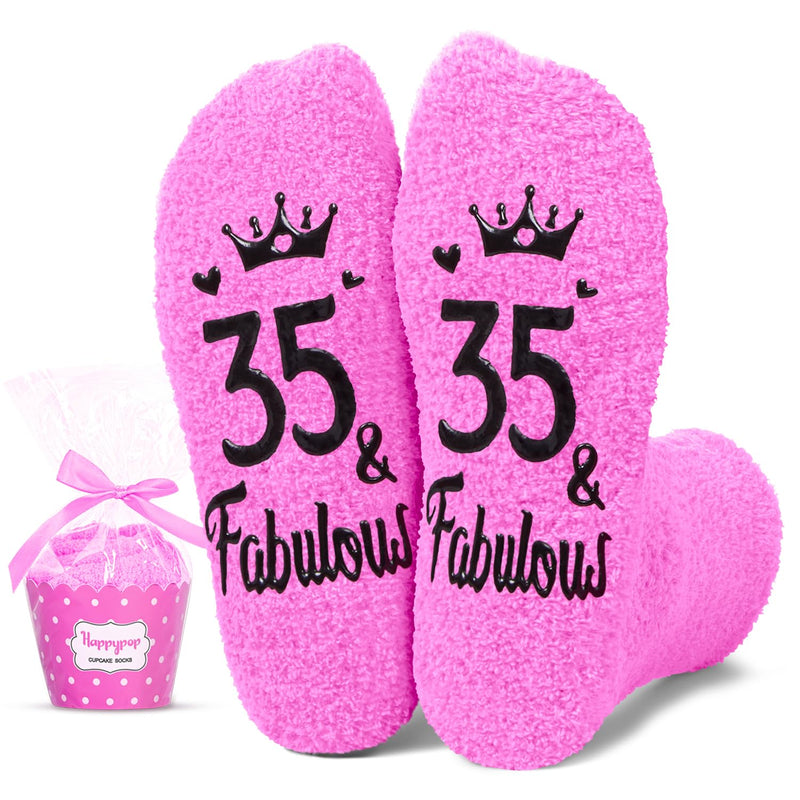 35th Years Old Birthday Gifts for Women - Socks for 35 Year Olds, Best Gifts for 35 Year Old Woman, Gift Ideas for 35 Year Olds