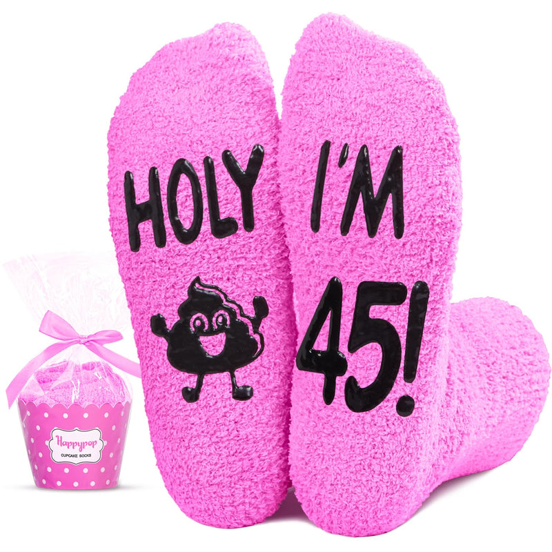 45th Birthday Gifts for Women - Socks for 45 Year Olds, Best Gifts for 45 Year Old Middle Aged Woman, Gift Ideas for 45 Year Olds