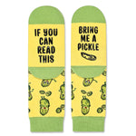 Fun Pickle Socks Boys Girls - Kids Socks 4-6 Years, Pickle Gifts