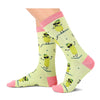 Funny Food Socks for Women - Pickle Ice Cream Hot Dog Gifts, Novelty Pickle Ice Cream Hot Dog Socks