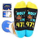 47 Year Old Birthday Gifts for Middle Aged Men Women, Best Gifts for 47 Year Old Man Woman, 47th Birthday Gifts for Him Her, 47th Birthday Socks