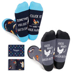 HAPPYPOP Chicken Gifts Ideas Socks - Chicken Socks for Women Men, Silly Funny Chicken Lover Gifts