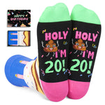 20th Birthday Gifts for Her Him, Gifts for 20 Year Old Women Men, Best Cool 20th Birthday Gifts Socks for Male Female