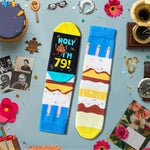 79th Birthday Gifts Ideas Socks - Best Gifts for 79 Year Old Women, 79th Birthday Gifts for Him Old Man, 79th Birthday Socks