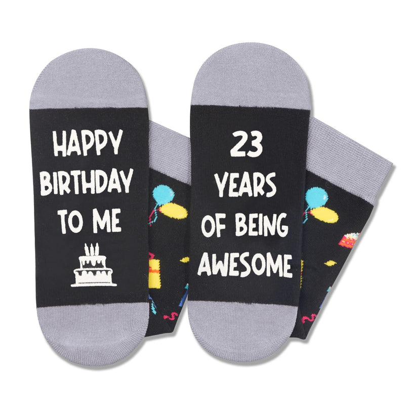 23rd Birthday Gifts Socks Ideas - Gifts for 23 Year Old Women Men Best Gifts for 23 Year Old Male Female