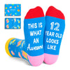 12 Yr Old Gift Ideas, 12th Birthday Presents Socks for 12 Year Old Tween Boys Girls, Gift Ideas for 12 Year Old Preteen Boy Girl