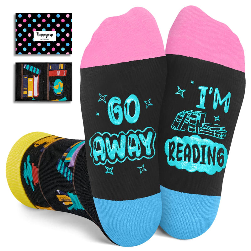 Book Lover Gifts for Kids - Funny Reading Socks for Boys Girls, Stocking Stuffers for Young Readers

Book Lover Gifts for Kids - Funny Reading Socks for Boys Girls, Stocking Stuffers for Young Readers