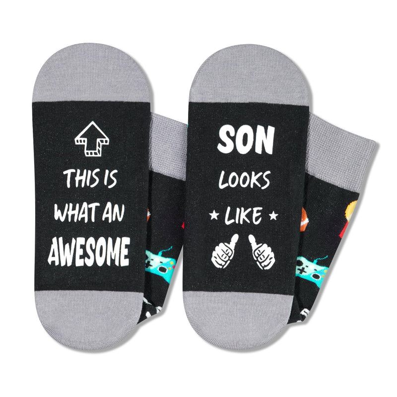 Funny Gifts For Adult Son - Mother Son Gifts Father Son Gifts, Dad Son Gifts Mom Son Gifts, Bonus Son Gifts Birthday Gifts For Son, Funny Men Socks