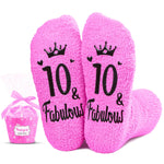 10 Year Old Birthday Gifts Ideas for Girls - Socks for Kids Age 10, Gifts for Ten Year Old Girls, Presents for 10 Year Old Tween Girls