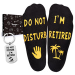 HAPPYPOP Retirement Gifts Ideas Socks - Retired Socks, Retirement Gifts for Women 2025 Retired Gifts, Retirement Gift for Woman Man