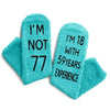 77th Birthday Gift Ideas for Women - Socks for 77 Year Old Birthday, Retirement Gifts for Older Elderly Women