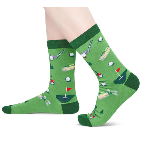 Gifts For Golfers Men Women - Funny Golf Gifts For Women Men Unique, Novelty Golf Socks For Men Funny, Golfing Socks Golf Presents Stocking Stuffers