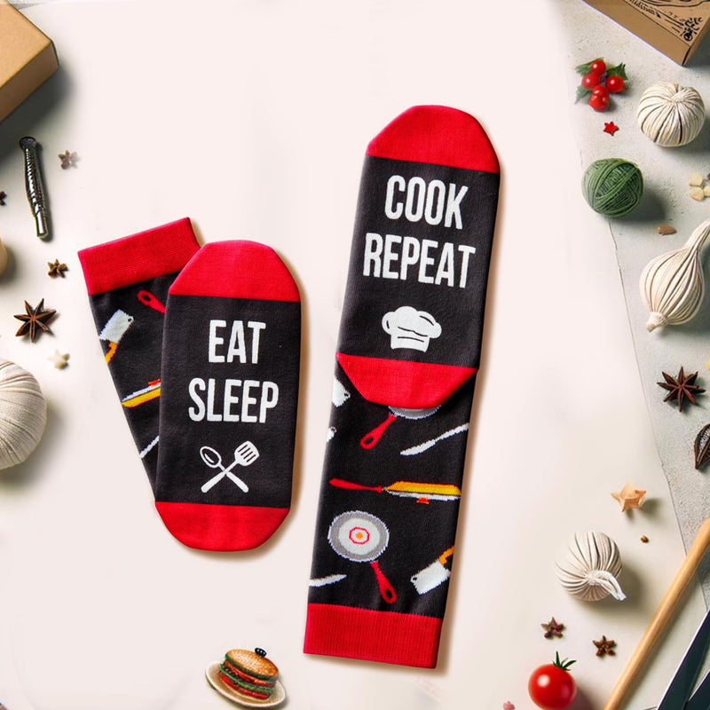 Chef Gifts For Baker Men Women - Cooking Gifts Baking Gifts Pastry, Chef Socks Cooking Socks Baking Socks