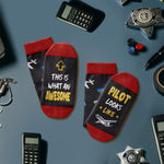 Pilot Gifts Air Traffic Controller Gifts - Airplane Gifts, Pilot Socks For Men Airplane Socks