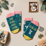 Funny Koala Gifts for Girls - Koala Socks for Teen Girls, Funny Crazy Socks for Women