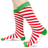 Christmas Gifts Stocking Socks for Kids - Christmas Knee High Twisted Secret Santa Socks for Girls