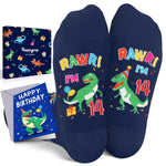 14th Birthday Gifts for Boys - Socks for Teen Boys Girls Age 14, Presents for 14 Year Olds, Birthday Gift Box with Greeting Card