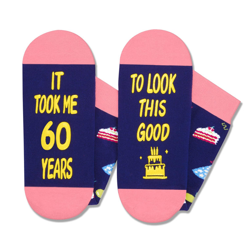 60th Birthday Gifts Ideas - Socks for 60 Year Olds, 60th Birthday Gifts for Him Her, Best Gifts for 60 Year Old Man Woman