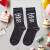 HAPPYPOP 50th Birthday Gifts for Men - Socks for 50 Year Olds, 50th Birthday Socks, Best Gifts for 50 Year Old Man Woman