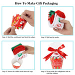 HAPPYPOP Christmas Gifts Stocking Socks for Kids - Secret Santa Elf Socks Xmas Cupcake Socks for Boys Girls 7-9 Years