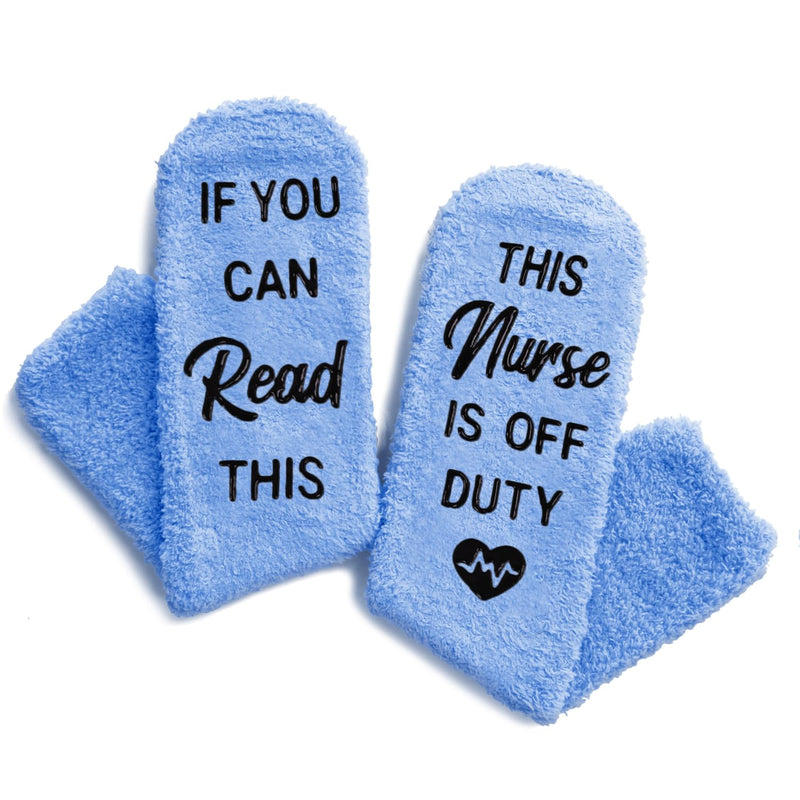 Nurse Gifts RN Gifts For Nurses CNA Gifts Nurse Day Gifts Future Nurse Gifts, Fuzzy Socks Nurse Off Duty Socks Nurse Socks Women In Blue