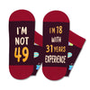 49th Years Old Birthday Gifts for Men - Socks for 49 Year Olds, Gift Ideas for 49 Year Old Man Woman, 49th Birthday Socks