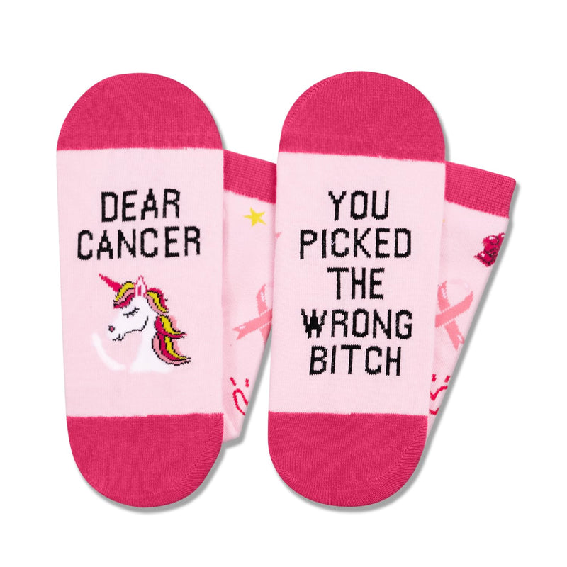 Breast Cancer Gifts For Women - Breast Cancer Awareness Socks Inspirational Socks Survivor Socks, Inspirational Gifts Chemo Gifts