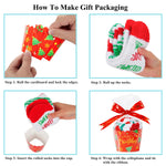 HAPPYPOP Christmas Gifts Kids Boys Girls - Candy Cane Stockings Stuffers, Xmas Candy Cane Socks 4-6 Years Old