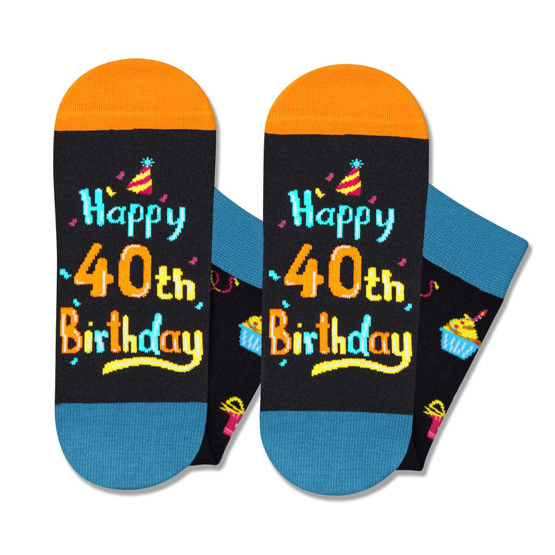 40th Birthday Gifts Ideas Socks - Gifts for Guys in Their 40s, 40th Birthday Socks for Men Women, 40 Year Old Gifts for Man Woman