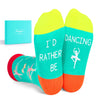 HAPPYPOP Gifts For Kids Boys Girls - Basketball Baseball Hockey Football Softball Gifts, Skater Ballerina Socks