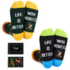 Funny Monkey Gifts for Monkey Lovers, Monkey Gifts for Men Women, Novelty Animal Socks for Teens, Monkey Stocking Stuffers