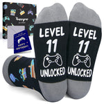 11th Years Old Birthday Gifts for Boys - Socks for Kids Age 11 in Gift Box, Presents for 11 Year Olds, Gift Ideas for 11 Year Old Tween Girls with Greeting Card