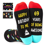 69th Birthday Gifts Ideas Socks - Cool Gifts for 69 Year Old Man Woman, Gifts for Men Women in Their 69s