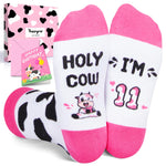 11th Birthday Gifts for Girls - Socks for Kids Age 11, Gift Ideas for 11 Year Old Tween Boys, Presents for 11 Year Olds, Birthday Gift Box with Greeting Card