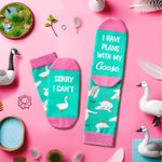 Funny Silly Gifts Gag Gifts Goose Lover Gifts Goose Gifts Men, Goose Socks Geese Socks Women