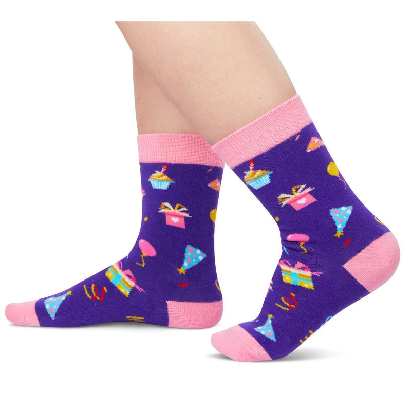 10th Ten Year Old Birthday Gifts, Presents for 10 Year Old Tween Girls, Kid Socks Age 10