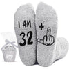 33rd Birthday Gift Ideas Socks - Best Gifts for 33 Year Old Woman Man, 33rd Birthday Gifts for Her Him