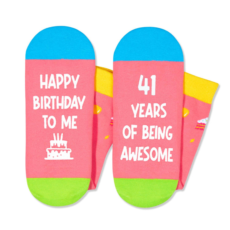 41st Birthday Gifts Ideas for Women - Socks for 41 Year Olds, 41st Birthday Gifts for Her Him, Best Gifts for 41 Year Old Woman Man