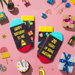 20th Birthday Gift Ideas Socks - Best Gifts for 20 Year Old Women Men Her Him, 20 Year Old Gifts for Female Male