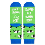 Panda Gifts for Girls - Funny Socks Kid, Novelty Panda Socks Crazy Socks for Panda Lovers