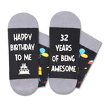 32nd Birthday Gifts Ideas for Men - Socks for 32 Year Olds, 32nd Birthday Gifts for Him Her, Best Gifts for 32 Year Old Man Woman