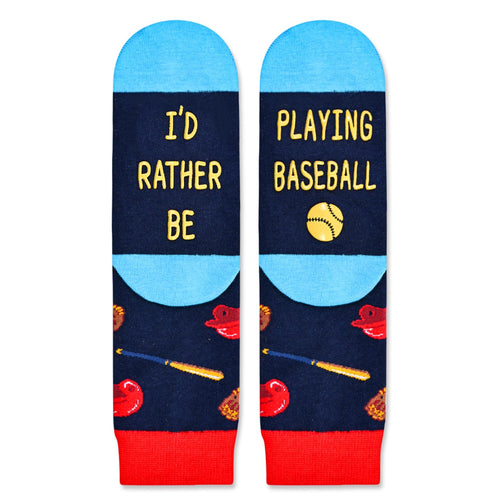 HAPPYPOP Sports Gifts For Boys Kids - Baseball Hockey Soccer Football Basketball Softball Gifts For Boys Girls Socks 13-18 Years