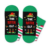 Christmas Gifts Stocking Socks For Women - Secret Santa Socks Xmas Stocking Stuffers For Her Mom, Sister Christmas Gifts From Sister, Christmas Gifts For Sister