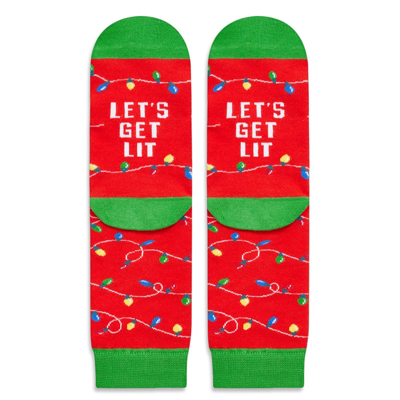 Christmas Gifts Stocking Socks for Teens - Light Up Socks Xmas Stocking Stuffers for Kids