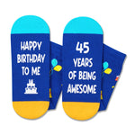 45 Year Old Birthday Gifts for Old Aged Men Women, 45th Birthday Gifts for Him Her, 45th Birthday Socks, Best Gifts for 45 Year Old Man Woman