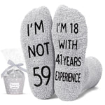 59th Birthday Gifts Ideas for Men - Socks for 59 Year Old Middle Aged Man, 59th Birthday Gifts for Him, 59 Year Old Gifts for Male