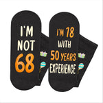 68th Years Old Birthday Gifts for Men - Socks for 68 Year Olds, Gift Ideas for 68 Year Old Man Woman, 68th Birthday Socks