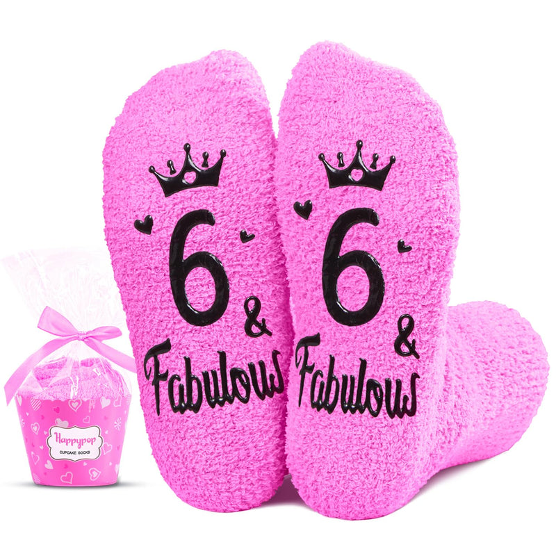 6th Birthday Gifts Ideas for Girls - Socks for Kids Age 6, Gifts for Six Year Old Girls, Presents for 6 Year Old Girls