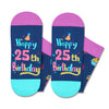 25th Birthday Gifts Ideas Socks - Gifts for 25 Year Old Woman Man, Best Gifts for 25 Year Old Male Female